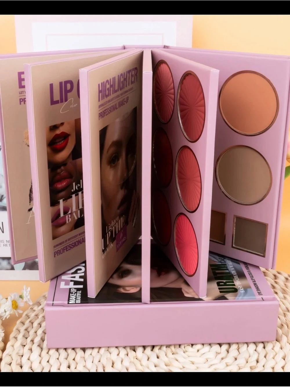 URATM Beauty Makeup Kit Eyeshadow Lip Gloss Blush Highlighter Contour NEW